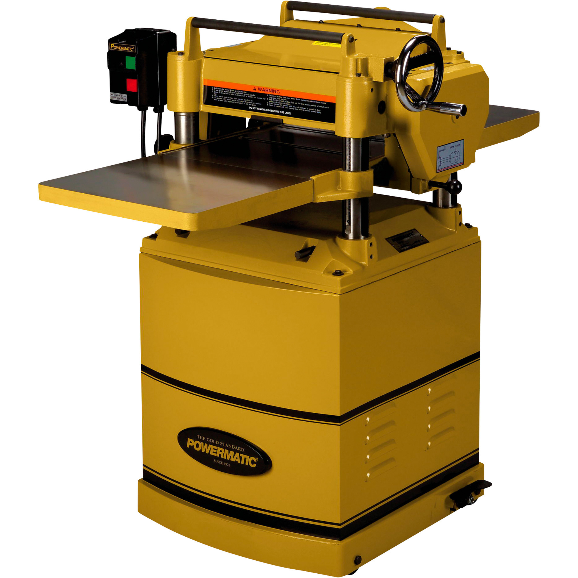 Powermatic Wood Planer 15HH, 74 Knives, 2-Speed, 3 HP, 1 PH, 230V, No Digital Readout